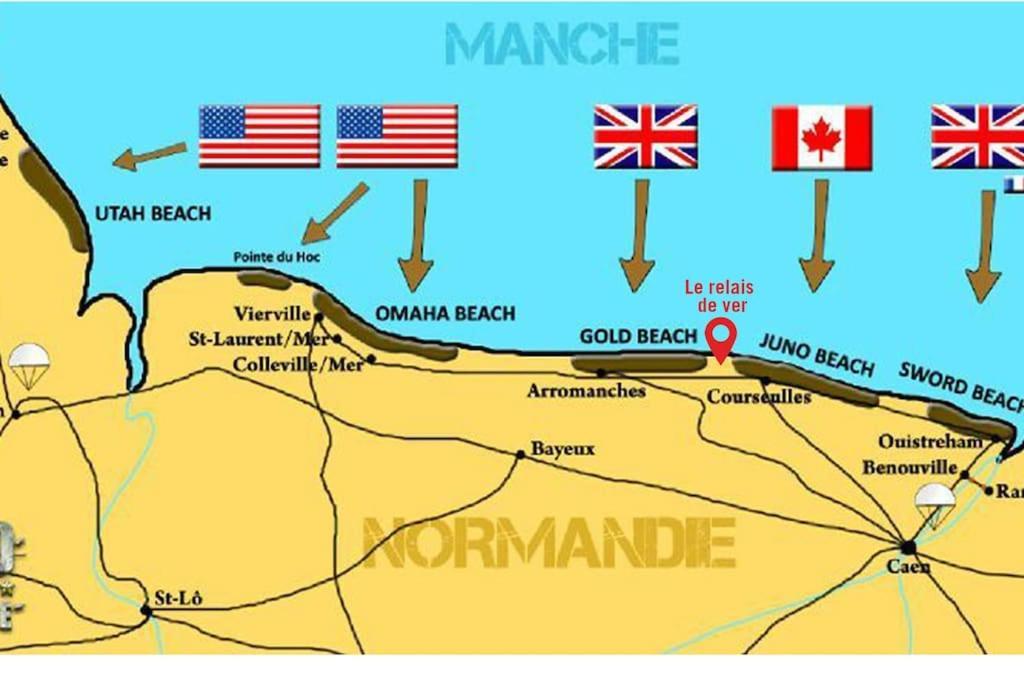 Gite Historique En Normandie Plages Du Debarquement Ver-sur-Mer Eksteriør bilde